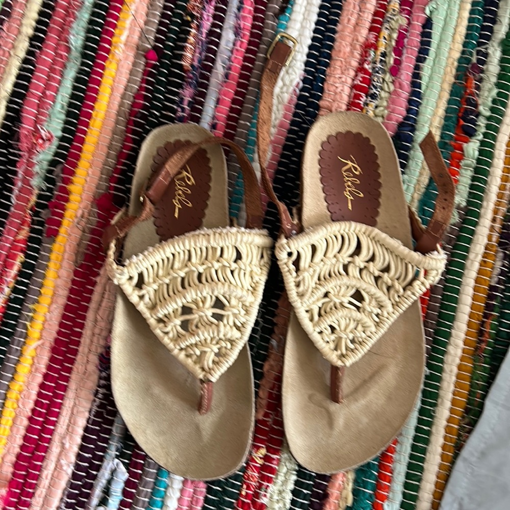 Sandals new never worn hand made very different beautiful pair